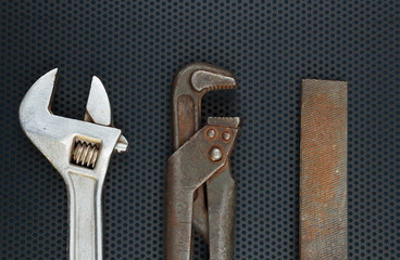 Old locksmith tools