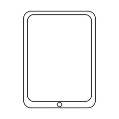 flat design modern cellphone icon vector illustration