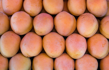 apricots in a market