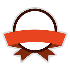 flat design coffee shop label icon vector illustration