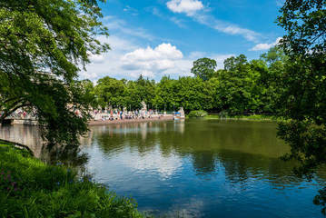 Fototapeta na wymiar Lazienki Park, Warsaw, Poland