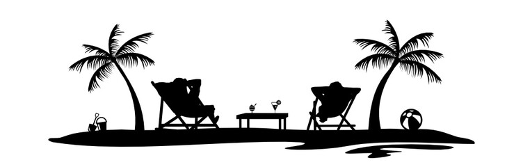 Strand Comic Schwarz Weiß sdatec.com