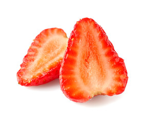 Strawberry, isolated on white
