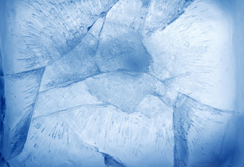 Cracked ice background