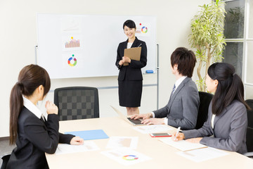 businesspeople meeeting in the office