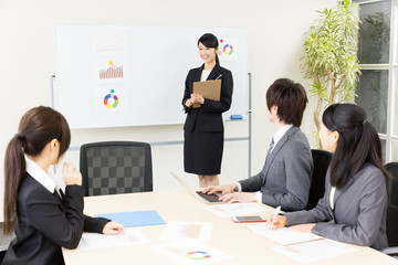 businesspeople meeeting in the office