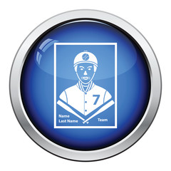 Baseball card icon