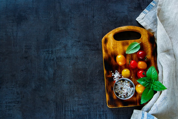 Colorful cherry tomatoes