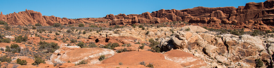 Views from around the Arches National Park, Utah