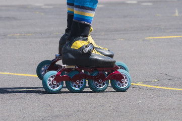 Patines de carrera © foliavectorolirz