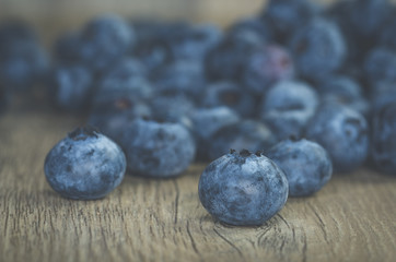 Obraz na płótnie Canvas Fresh blueberries
