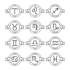 Signs of the zodiac for horoscope and predictions