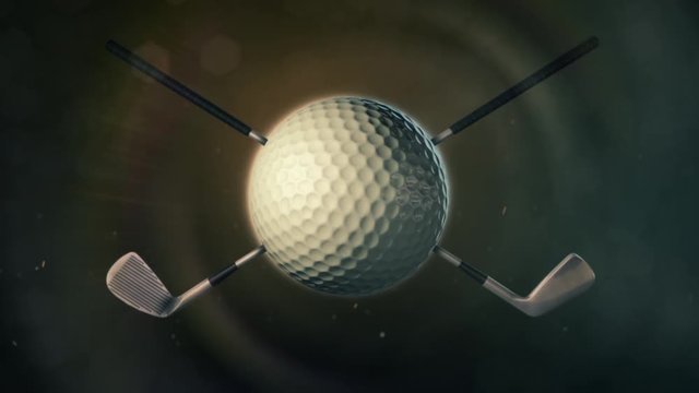 Golf Ball in Epic Lighting