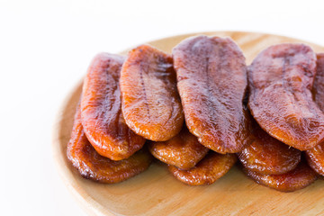 Dried banana dessert Thailand