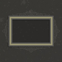 Vector decorative frame