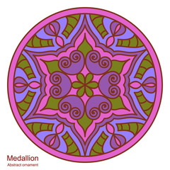 Ethnic Medallion-Mandala.