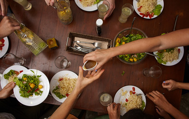 Socialising in dinner time