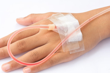 the IVs for in hand patient
