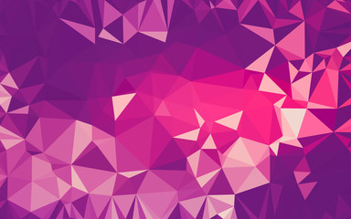 Fototapeta premium Abstract low poly background, geometry triangle