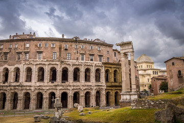 Fototapeta na wymiar Theater of Marcellus - Rome, Italy