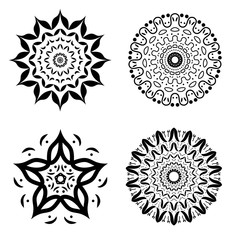 Mandala. Ethnic decorative elements