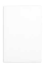 White paper  isolate on white background