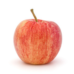 Red apple isolated on white background cutout