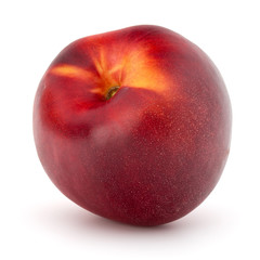Nectarine fruit isolated on white background close up