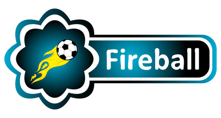 Double icon blue fireball