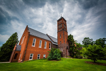 Brua Hall, on the campus of Gettysburg College, in Gettysburg, P