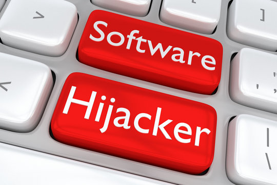 Software Hijacker concept