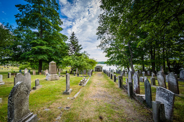 Cemetery in Portsmouth, New Hampshire.