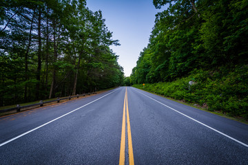 Fototapeta na wymiar Daniel Webster Highway, in Holderness, New Hampshire.