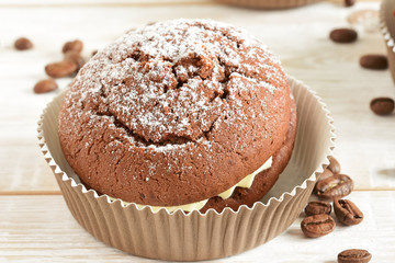 cake in a paper cup