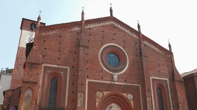 San Lorenzo church in Mortara, PV, Italy
