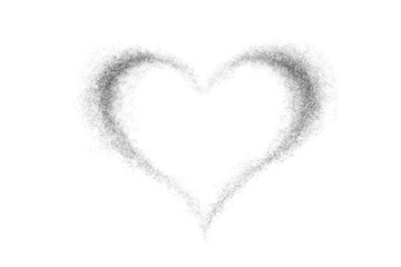 Black and white abstract powder explosion background