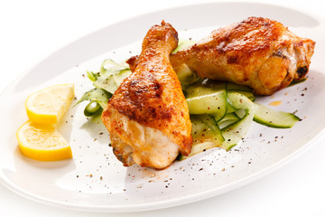 Grilled chicken legs 