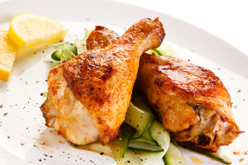 Grilled chicken legs 