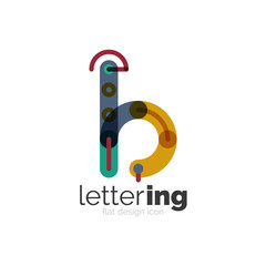 Letter logo business icon