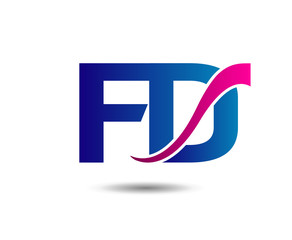 FD company linked letter logo
