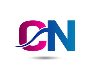 CN company linked letter logo
