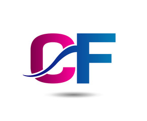 CF company linked letter logo
