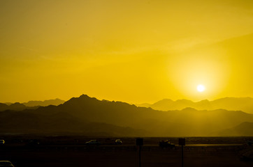desert sunset