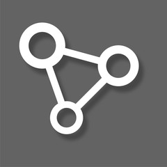 Network Icon Vector, Vector concept network icon