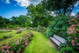 Gardens At Elizabeth Park In Hartford Connecticut Stock Photo