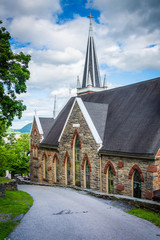 Fototapeta na wymiar St. Peters Roman Catholic Church, in Harpers Ferry, West Virgini