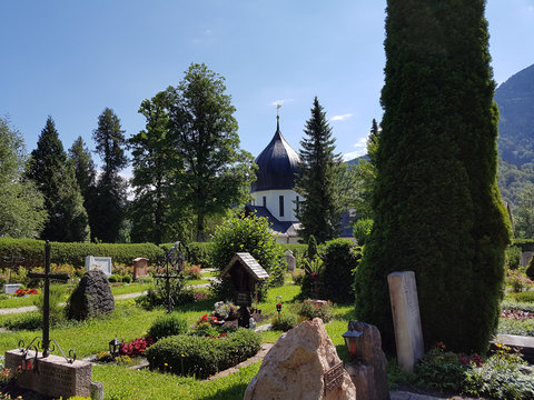 Bergfriedhof, Berchtegaden, Oberbayern