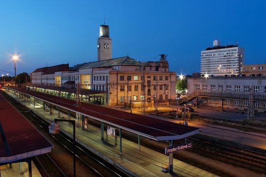Railway station Hradec Kralove