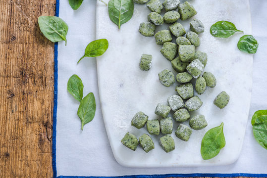 Green Spinach Italian Gnocchi