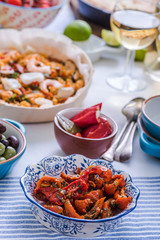 dried tomatos and tapas